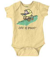 Downhill Stroller Romper-Direct To Garment Print-Brisco Baby