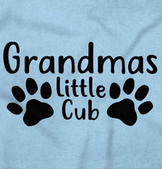 Granmda's Little Cub Infant Baby Bib-Direct To Garment Print-Brisco Baby