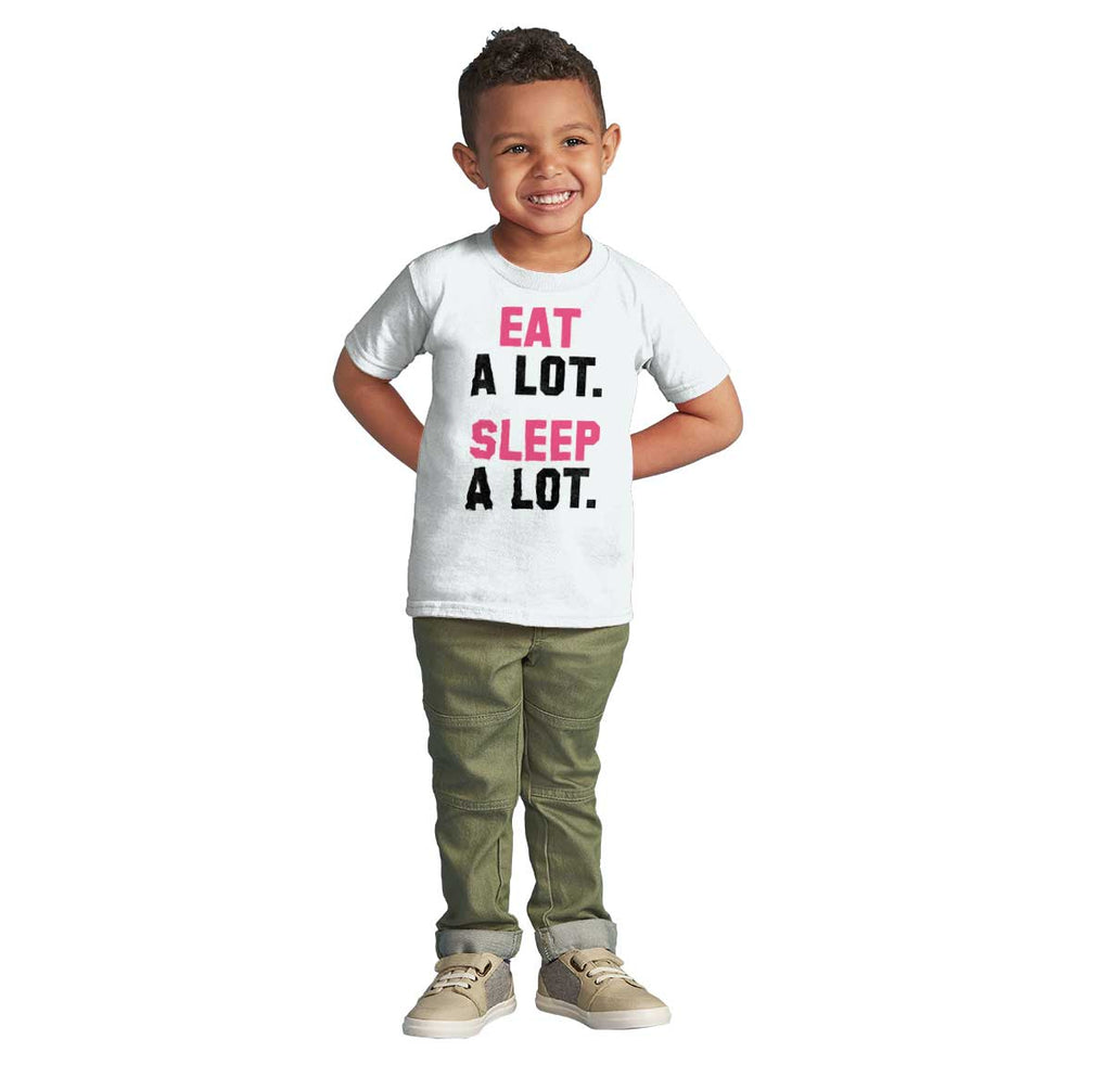 Sleep A Lot Infant Toddler T Shirt-Direct To Garment Print-Brisco Baby
