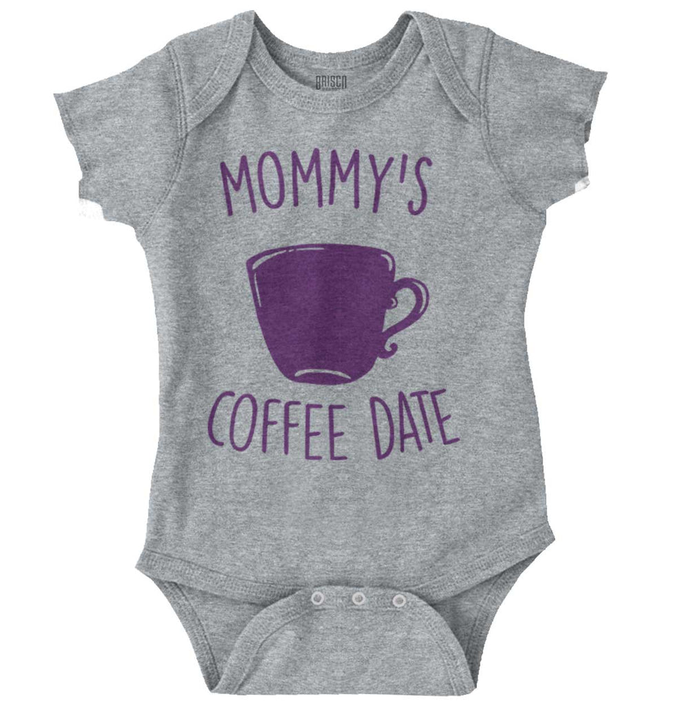 Mommy's Coffee Date Romper Bodysuit-Direct To Garment Print-Brisco Baby