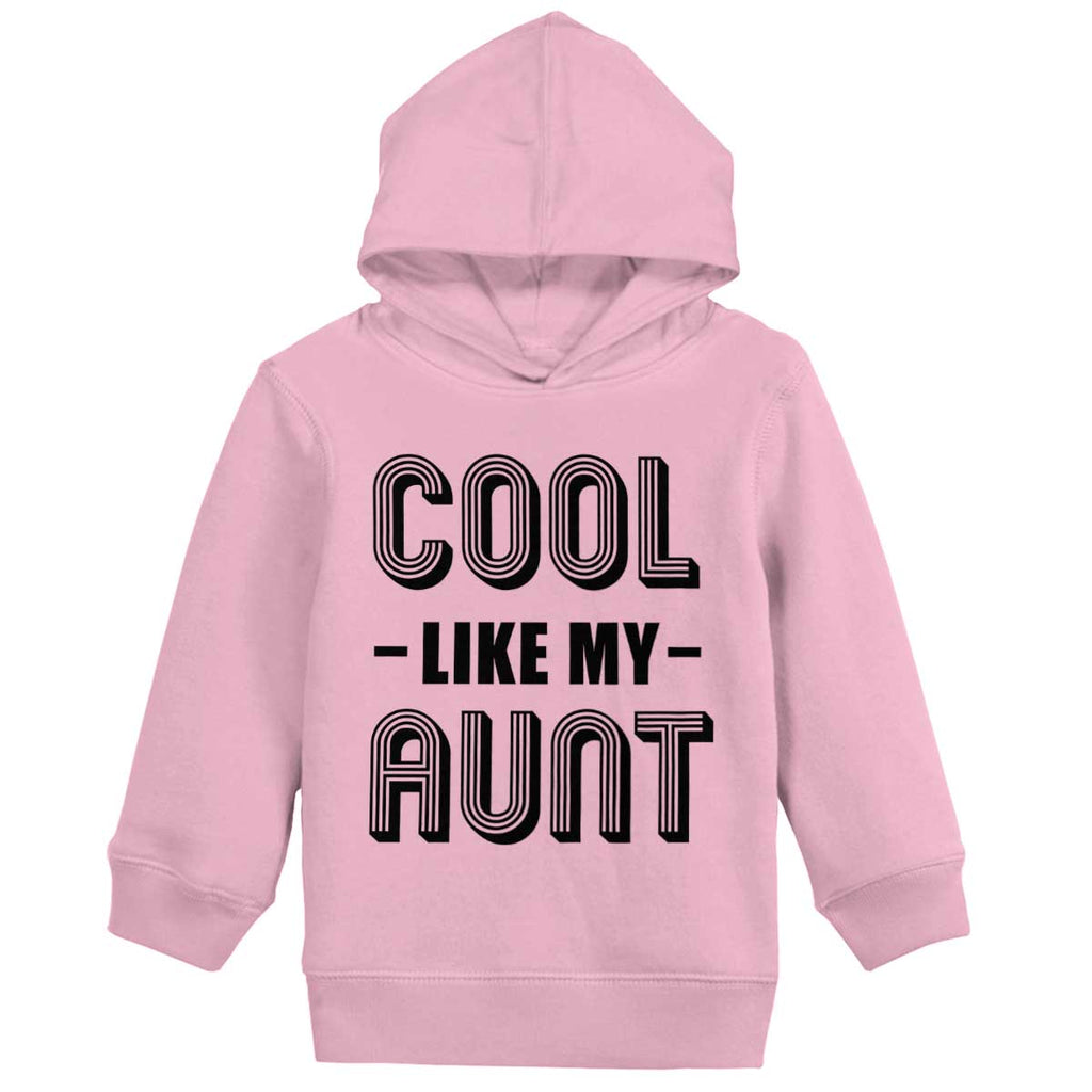 Aunt is Single Toddler Pullover Hoodie-Direct To Garment Print-Brisco Baby