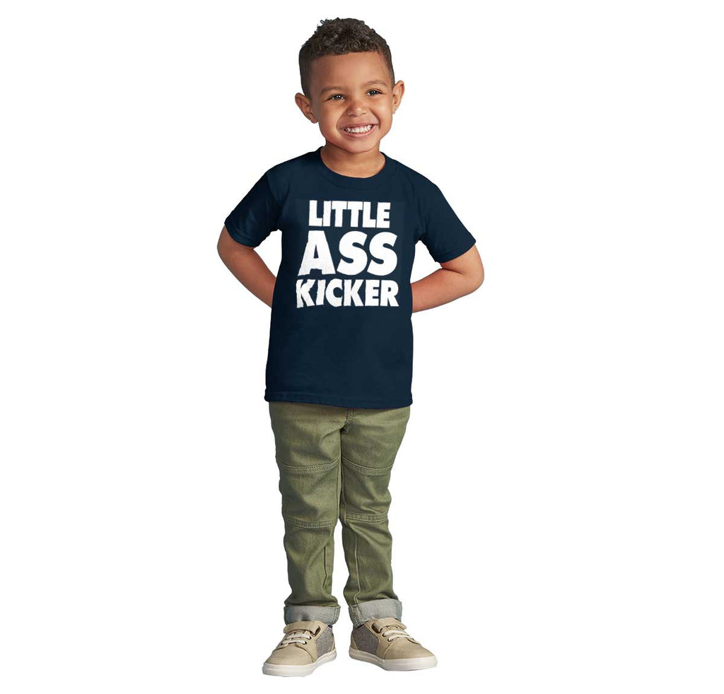 Little Ass Kicker Infant Toddler T Shirt-Direct To Garment Print-Brisco Baby