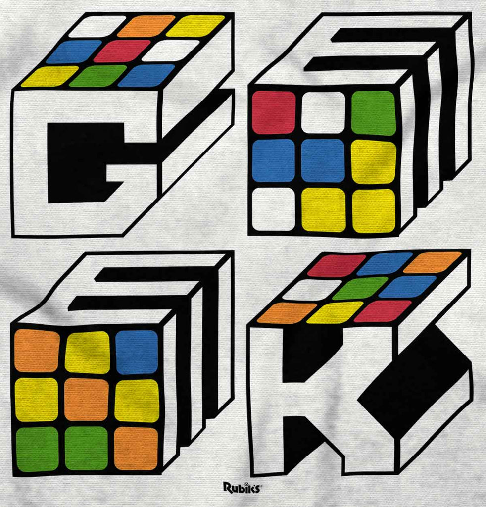 Geek Cube Infant Toddler T Shirt-Direct To Garment Print-Brisco Baby