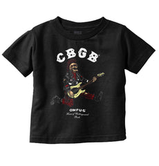 Rock Star CBGB Infant Toddler T Shirt-Direct To Garment Print-Brisco Baby