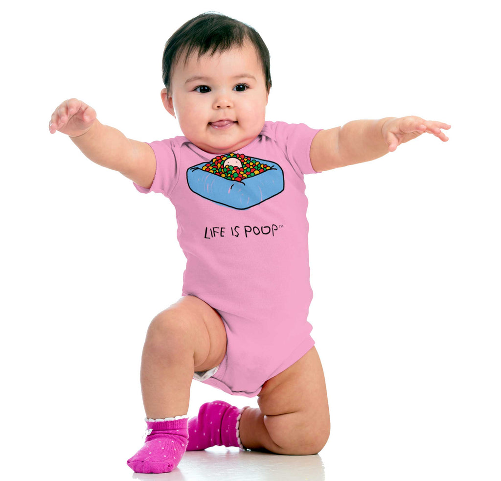 Ball Pit Romper Bodysuit-Direct To Garment Print-Brisco Baby