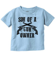 Son Gun Owner Infant Toddler T Shirt-Direct To Garment Print-Brisco Baby
