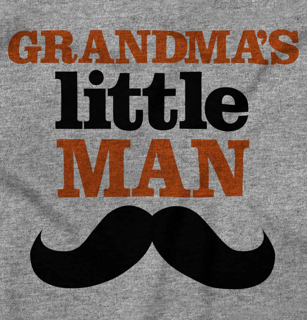 Grandmas Little Man Infant Toddler T Shirt-Direct To Garment Print-Brisco Baby