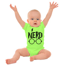 Nerd Harry Potter Romper Bodysuit-Direct To Garment Print-Brisco Baby