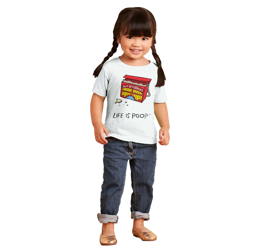 Out of Cookies Infant Toddler T Shirt-Direct To Garment Print-Brisco Baby