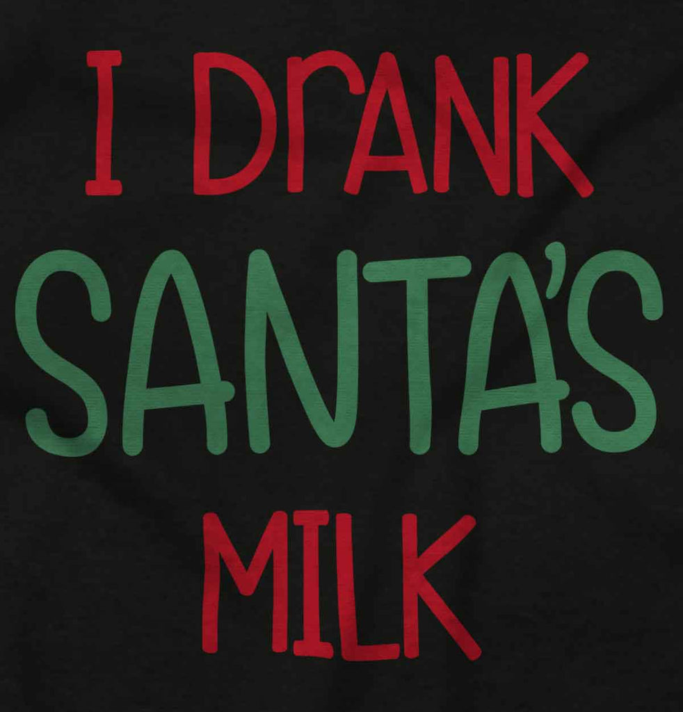 Drank Santas Milk Infant Baby Bib-Direct To Garment Print-Brisco Baby