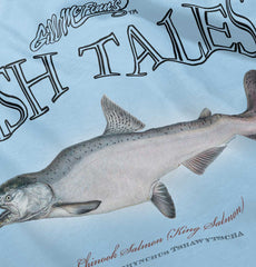 Chinook Salmon Infant Baby Bib-Direct To Garment Print-Brisco Baby