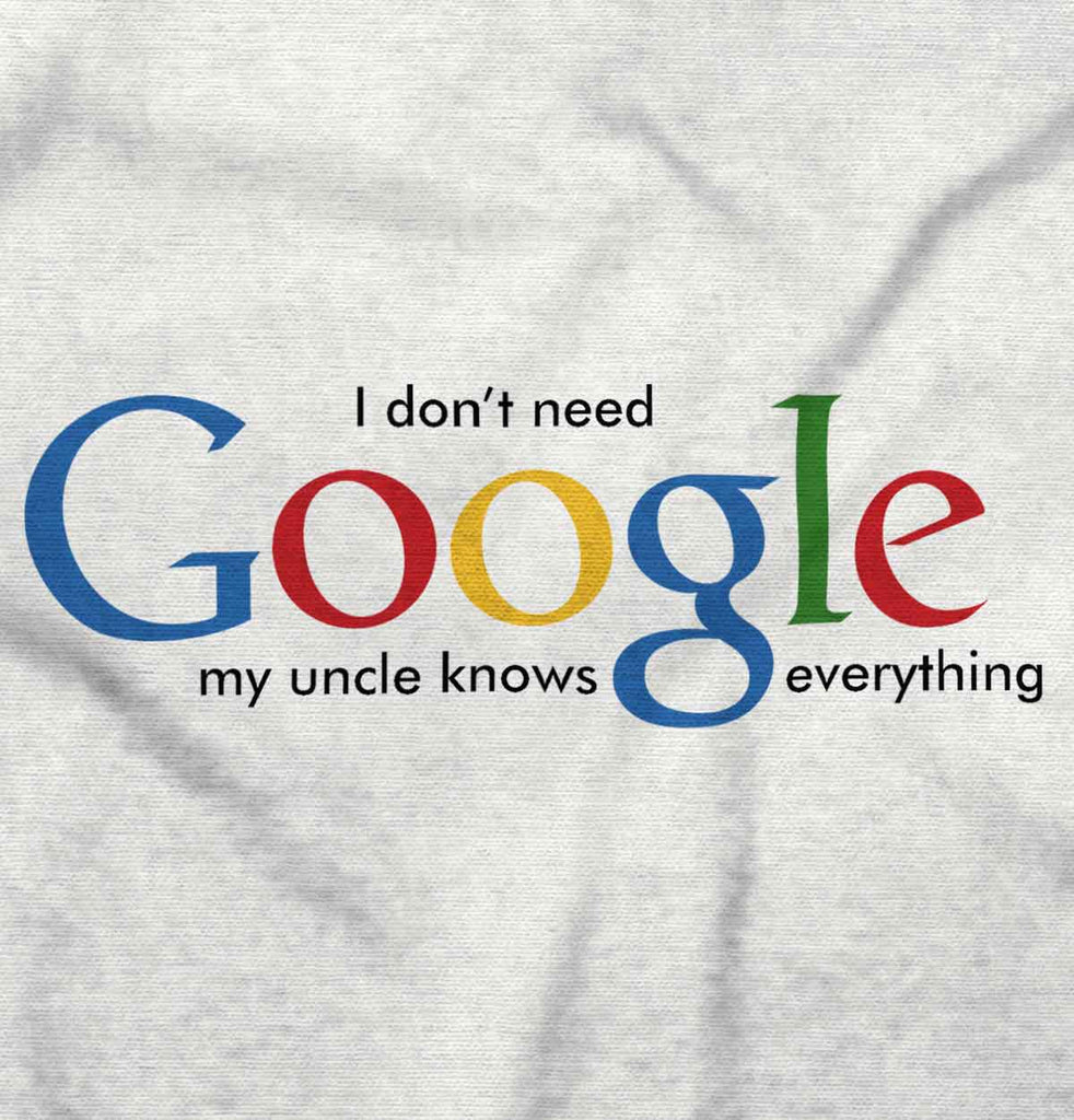 Google Uncle Romper Bodysuit-Direct To Garment Print-Brisco Baby