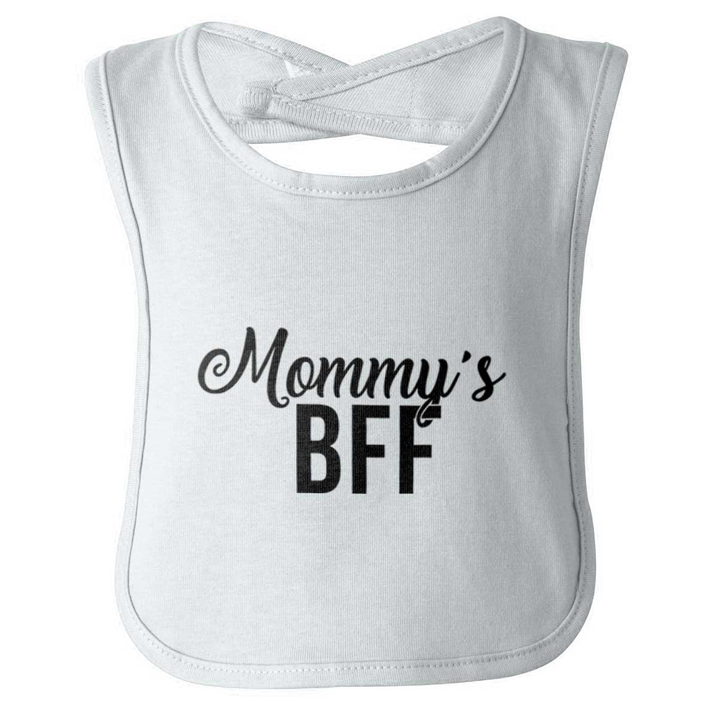 Mommy's BFF Infant Baby Bib-Direct To Garment Print-Brisco Baby