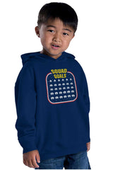 Squad Goals Video Gaming Nerd Toddler Pullover Hoodie-Direct To Garment Print-Brisco Baby