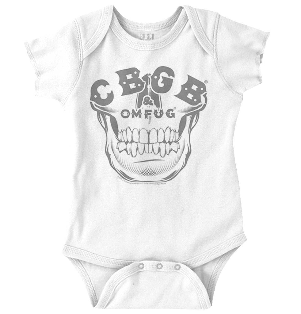 CBGB Music Romper Bodysuit-Direct To Garment Print-Brisco Baby