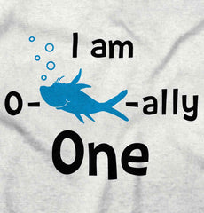 Oh Fish-ally One Infant Toddler T Shirt-Direct To Garment Print-Brisco Baby