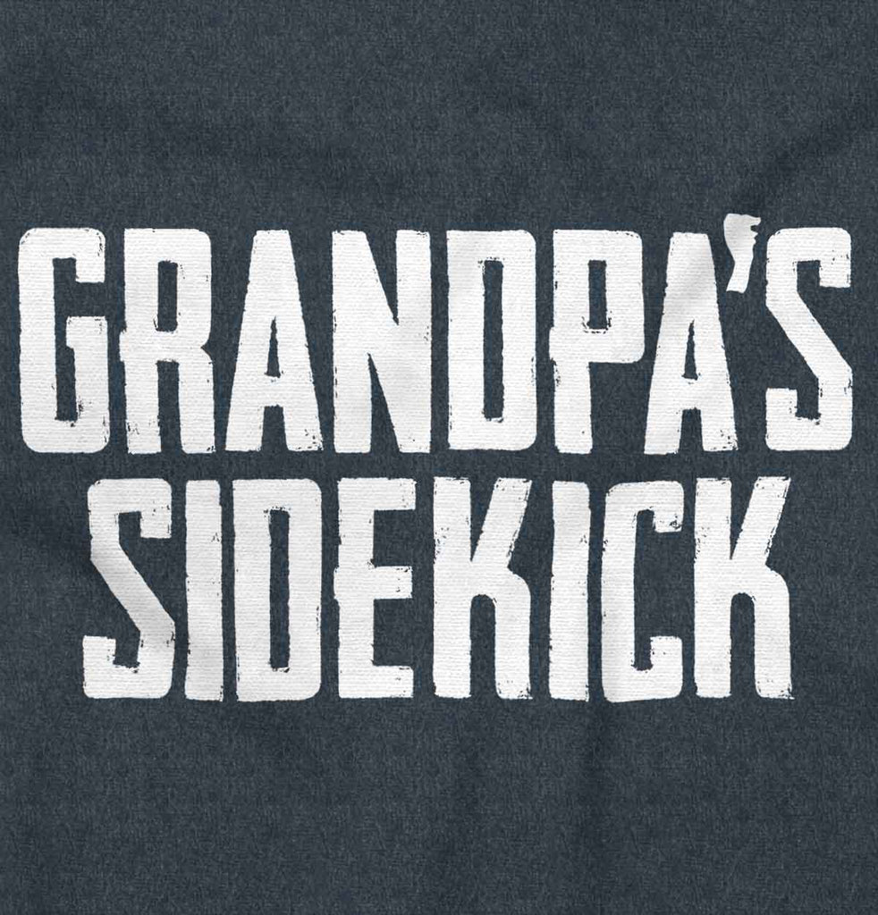 Grandpa's Sidekick Football Romper Bodysuit-Direct To Garment Print-Brisco Baby