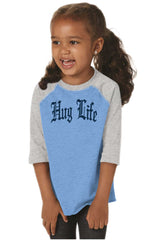 Hug Life Toddler Baseball-Direct To Garment Print-Brisco Baby