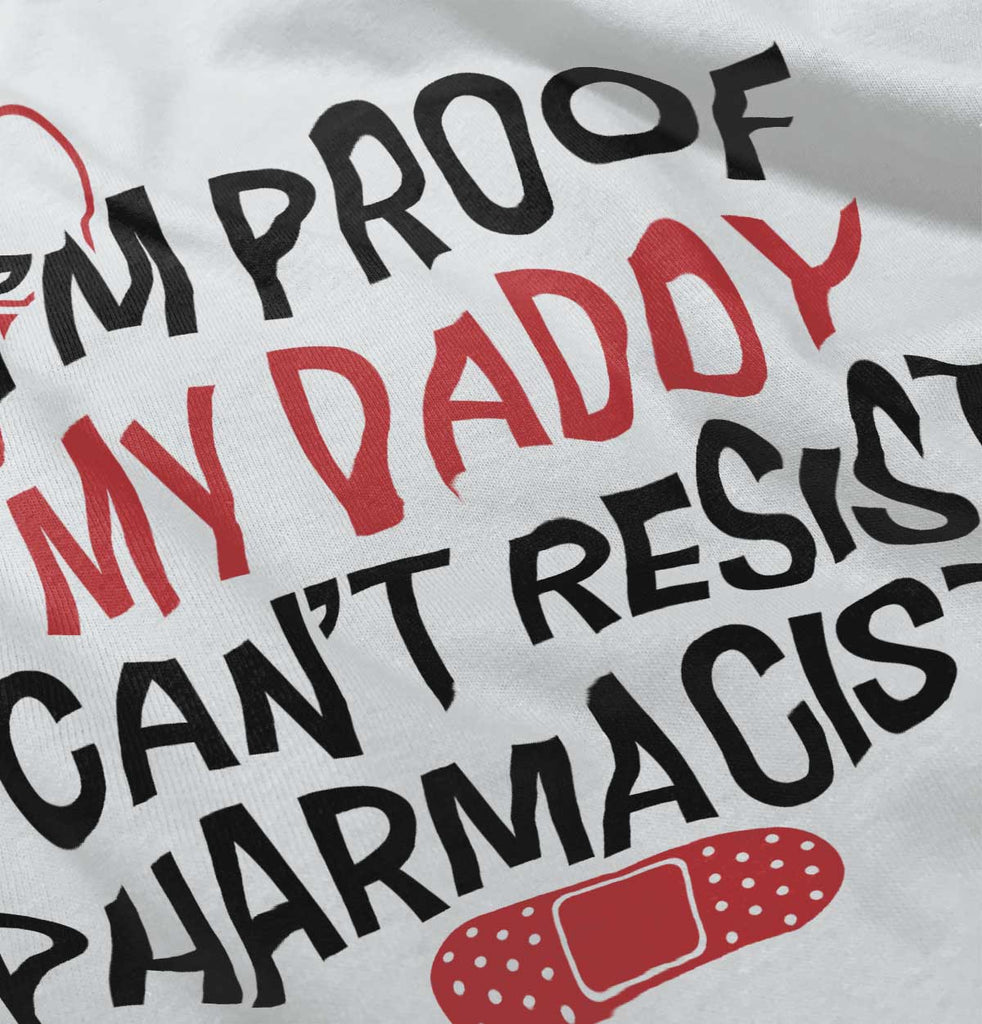 Cant Resist Pharmacists Romper Bodysuit-Direct To Garment Print-Brisco Baby