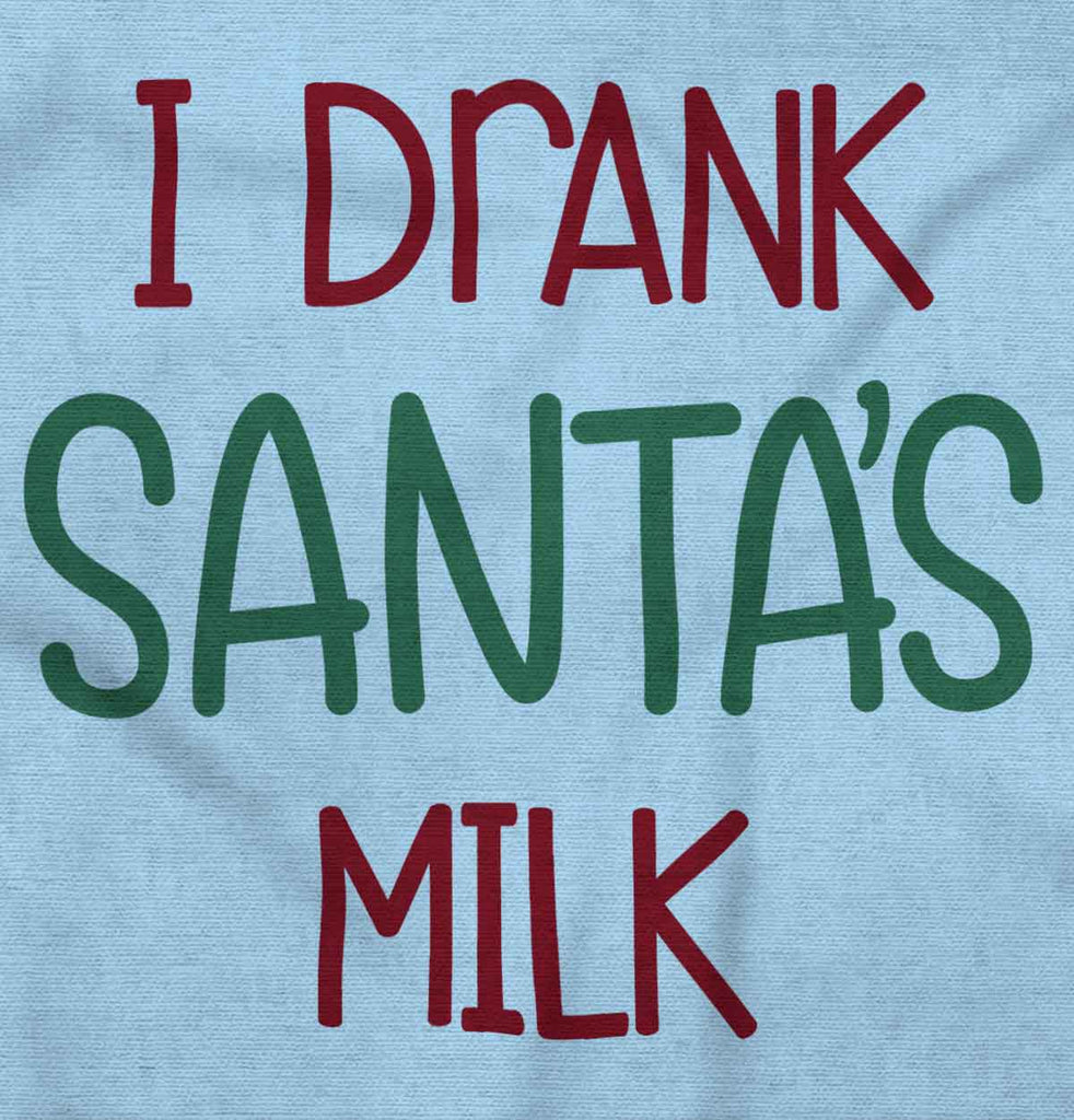 Drank Santas Milk Infant Baby Bib-Direct To Garment Print-Brisco Baby