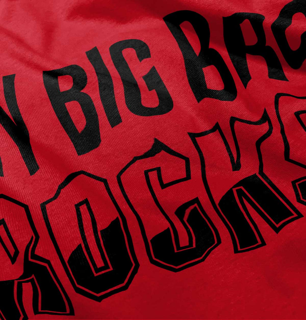My Big Bro Rocks Infant Toddler T Shirt-Direct To Garment Print-Brisco Baby