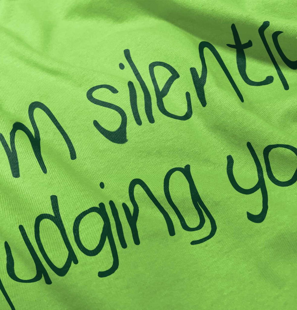 Silently Judging You Romper Bodysuit-Direct To Garment Print-Brisco Baby