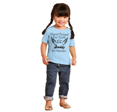 Hand Picked By Daddy Infant Toddler T Shirt-Direct To Garment Print-Brisco Baby