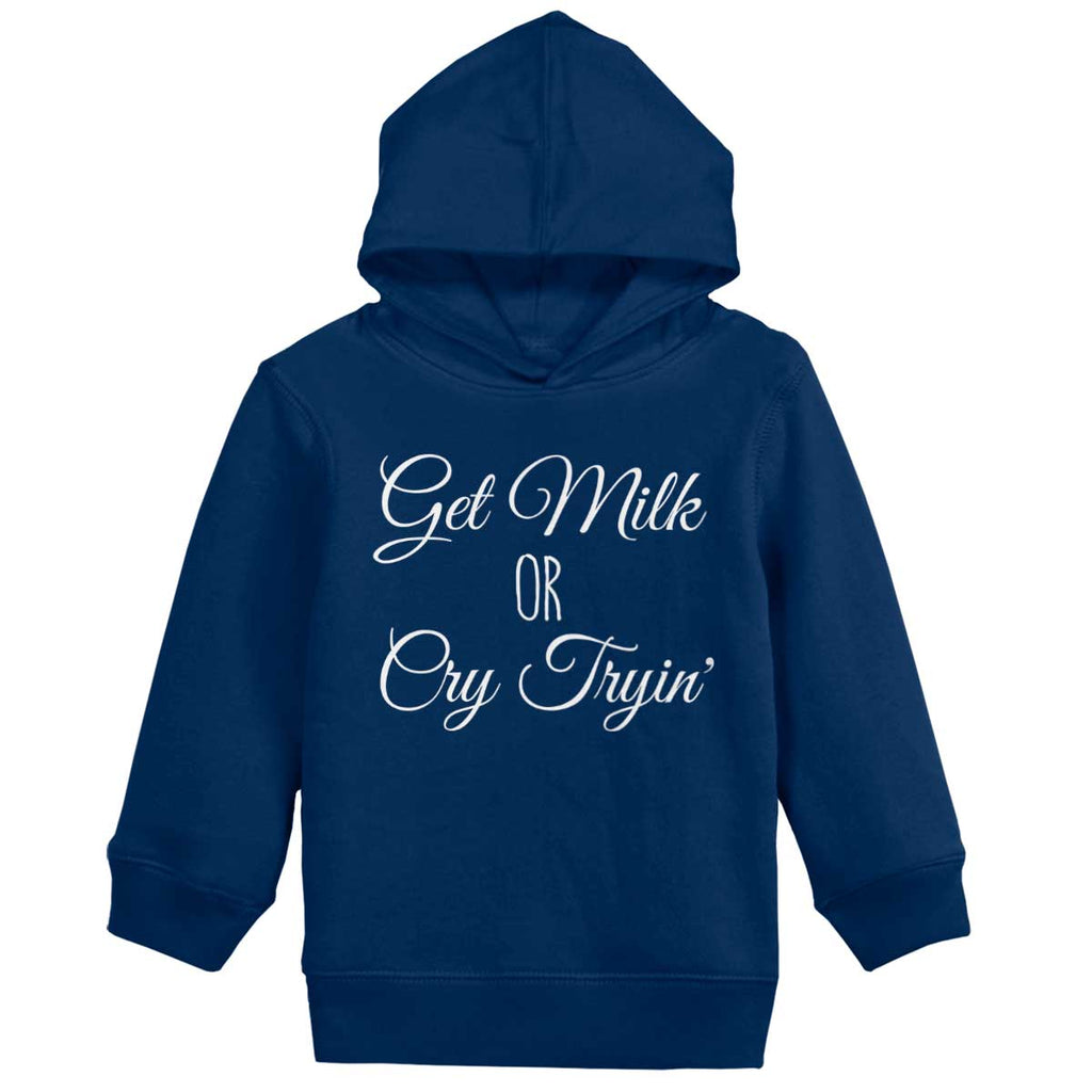 Get Milk Toddler Pullover Hoodie-Direct To Garment Print-Brisco Baby