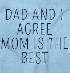 Mom Is Best Romper Bodysuit-Direct To Garment Print-Brisco Baby