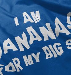 Bananas For Big Sis Romper Bodysuit-Direct To Garment Print-Brisco Baby