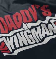 Daddy's Wingman Infant Toddler T Shirt-Direct To Garment Print-Brisco Baby
