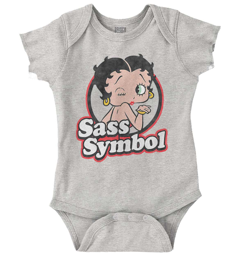 Sass Symbol Romper Bodysuit-Direct To Garment Print-Brisco Baby