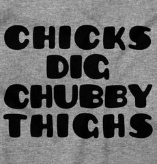 Chubby Thighs Infant Toddler T Shirt-Direct To Garment Print-Brisco Baby