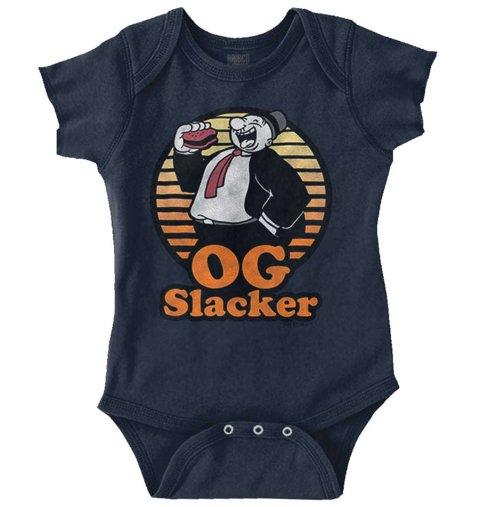OG Slacker Romper Bodysuit-Direct To Garment Print-Brisco Baby