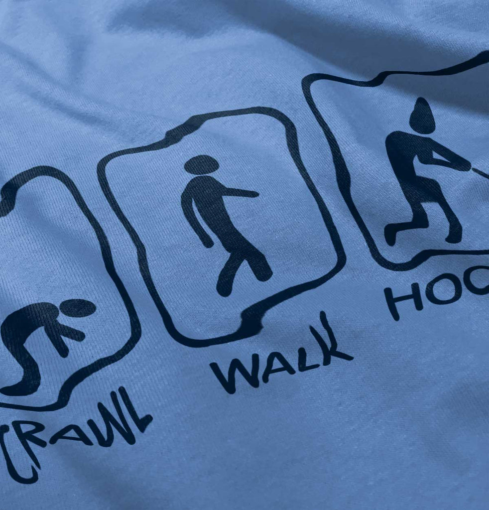 Crawl Walk Hockey Toddler Baseball-Direct To Garment Print-Brisco Baby