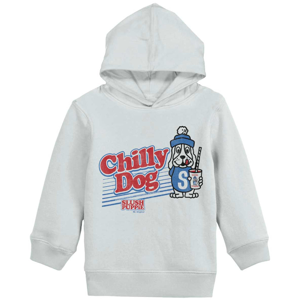 Chilly Dog Toddler Pullover Hoodie-Direct To Garment Print-Brisco Baby