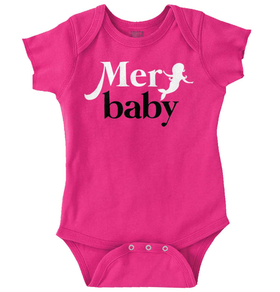 Merbaby Romper Bodysuit-Direct To Garment Print-Brisco Baby