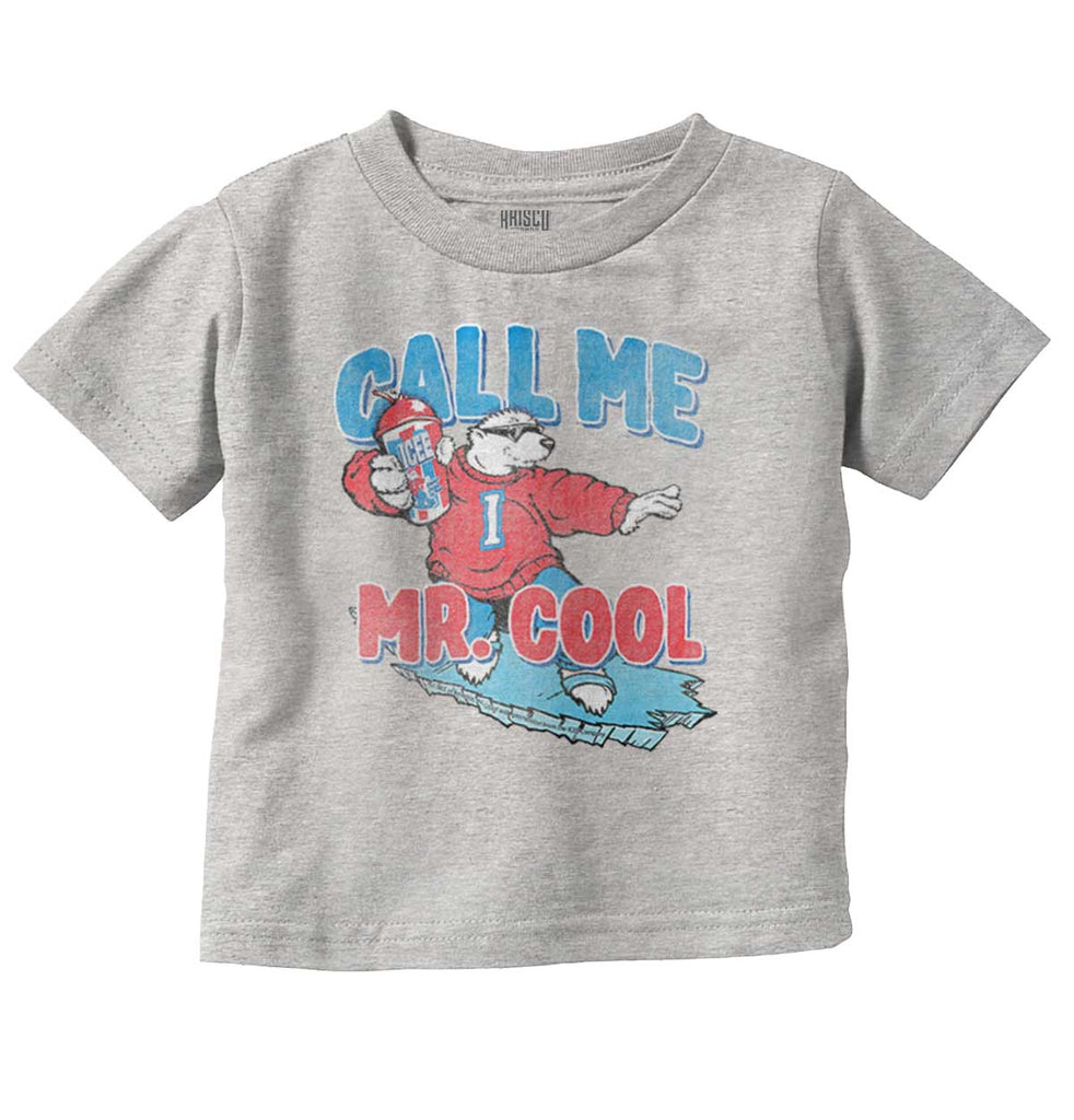 Call Me Mr. Cool Infant Toddler T Shirt-Direct To Garment Print-Brisco Baby