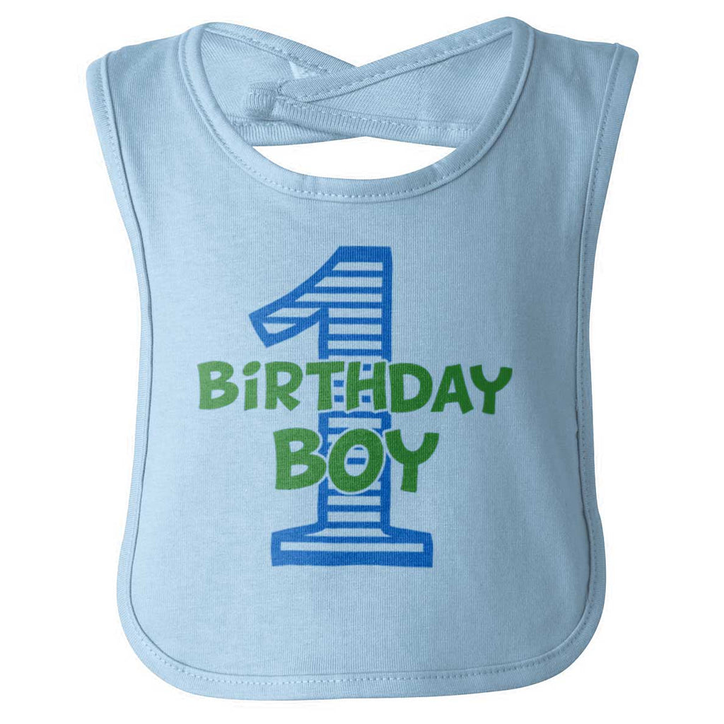 Birthday Boy Infant Baby Bib-Direct To Garment Print-Brisco Baby