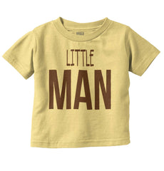 Little Man Infant Toddler T Shirt-Direct To Garment Print-Brisco Baby