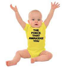 Force Awakens You Romper Bodysuit-Direct To Garment Print-Brisco Baby