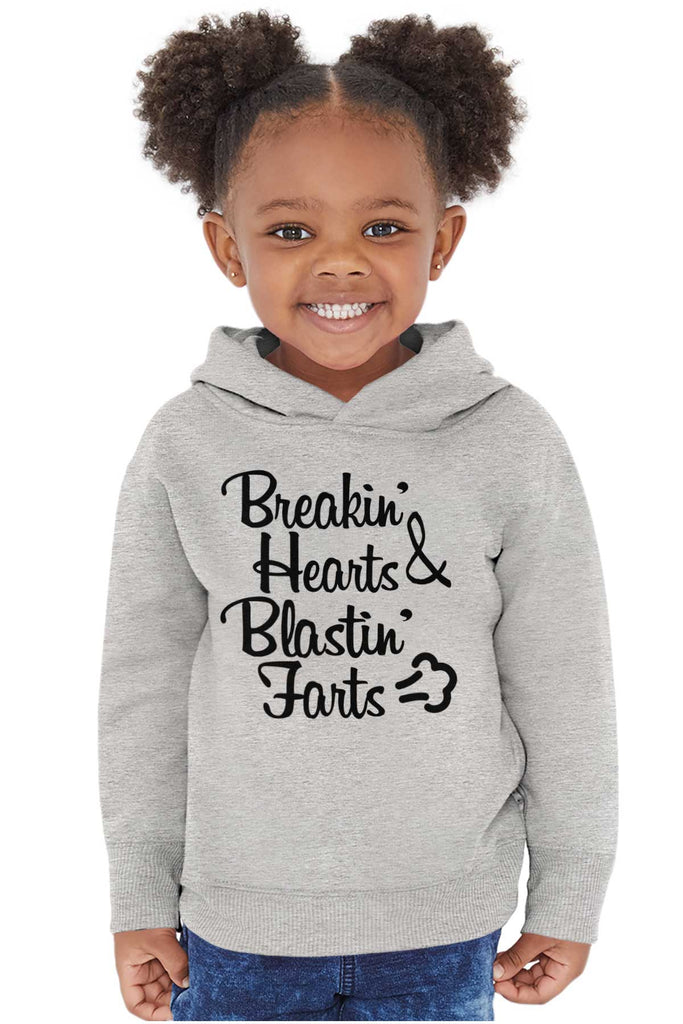 Blastin Farts Toddler Pullover Hoodie-Direct To Garment Print-Brisco Baby