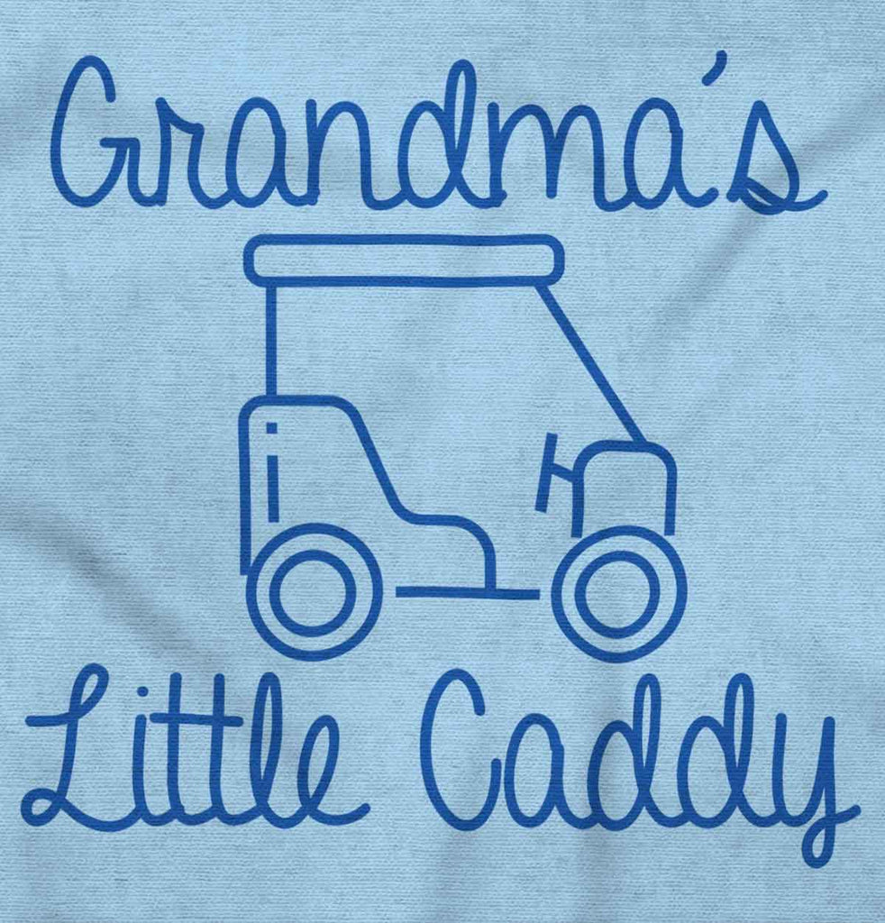 Grandma's Little Caddy Infant Baby Bib-Direct To Garment Print-Brisco Baby