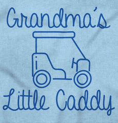 Grandma's Little Caddy Infant Baby Bib-Direct To Garment Print-Brisco Baby