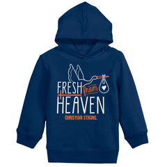 Fresh From Heaven Toddler Pullover Hoodie-Direct To Garment Print-Brisco Baby