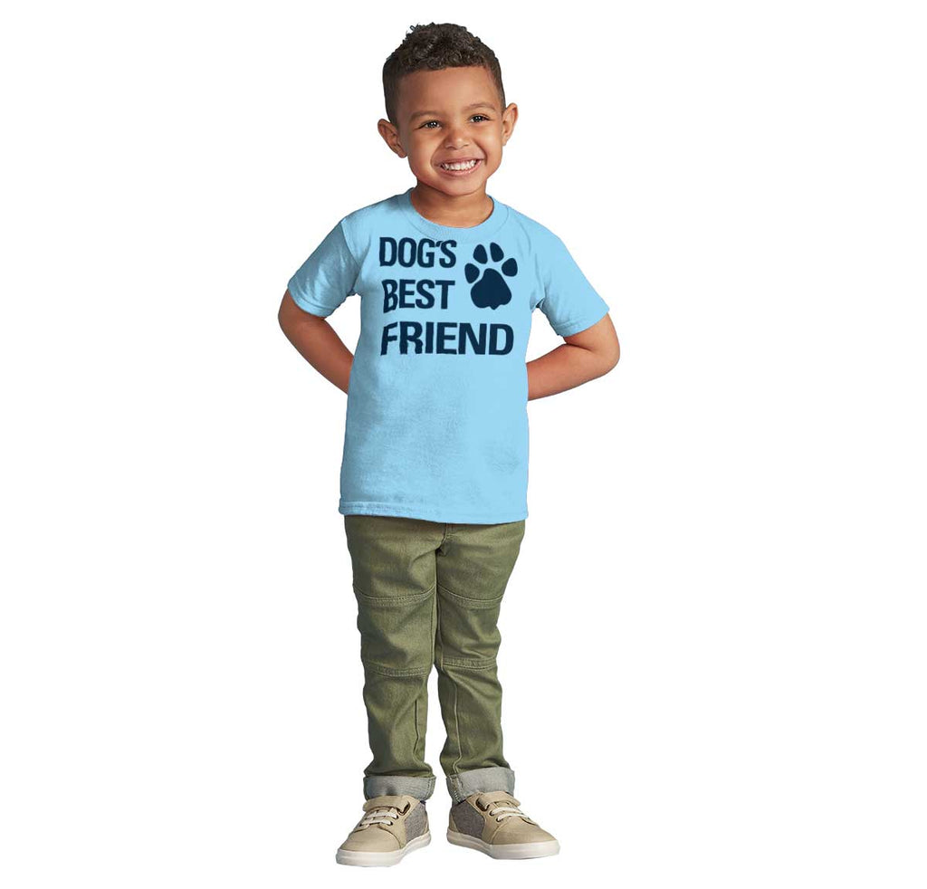 Dog's Best Friend Infant Toddler T Shirt-Direct To Garment Print-Brisco Baby