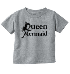 Queen Mermaid Infant Toddler T Shirt-Direct To Garment Print-Brisco Baby