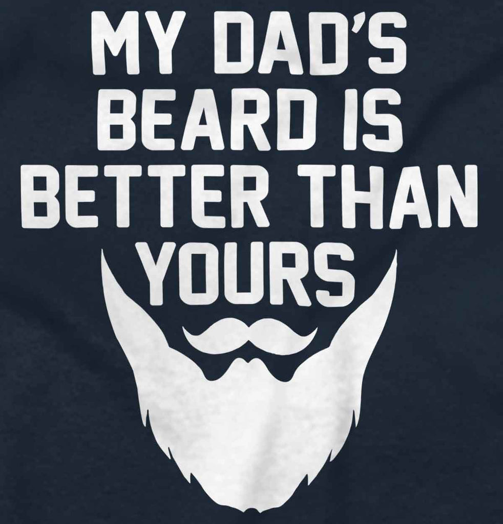 Dad's Beard Romper Bodysuit-Direct To Garment Print-Brisco Baby