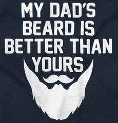 Dad's Beard Romper Bodysuit-Direct To Garment Print-Brisco Baby