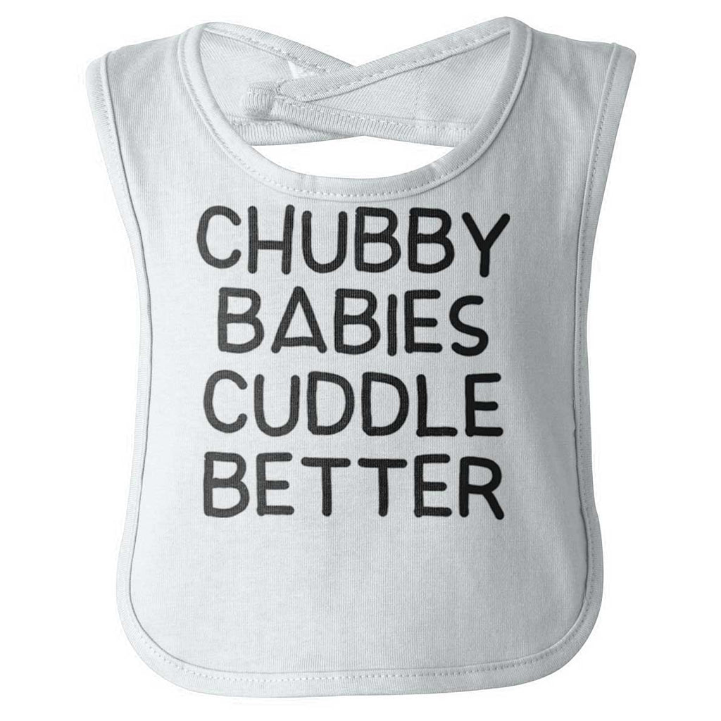 Chubby Babies Infant Baby Bib-Direct To Garment Print-Brisco Baby